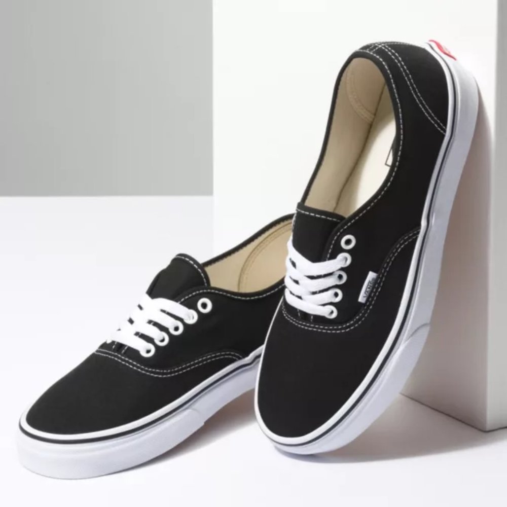 Vans Men's Authentic Sneakers in Black